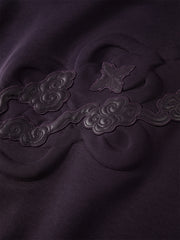 Men's Embossed Embroidery Pullover Sweatshirt