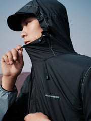 Men's Gradient UV-Protective Hooded Jacket