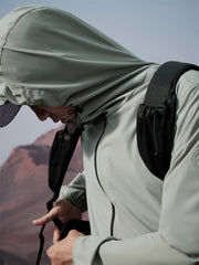 Men's Outdoor Cooling UV-Protective Hooded Jacket