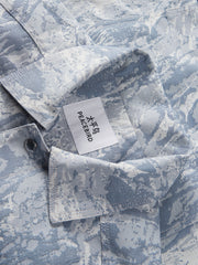 Men's Jacquard Denim Padded Jacket