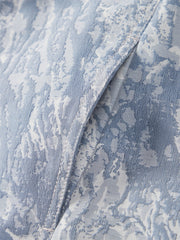 Men's Jacquard Denim Padded Jacket