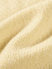 Women's Pure Wool Crewneck Short-Sleeve Knit Top