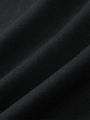 Men's Contrast-Collar Sweatshirt with Back Embroidery