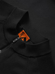 Men's Long-Sleeve Top with Jacquard Back