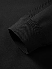 Men's Long-Sleeve Top with Jacquard Back