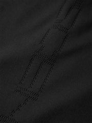 Men's Long-Sleeve Top with Jacquard Back