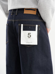 Men's Vintage Denim with Contrast Topstitching