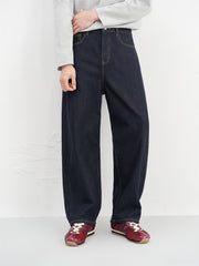 Men's Vintage Denim with Contrast Topstitching
