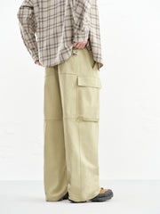 Men's Oversized Pleated Jeans