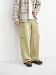 Men's Oversized Pleated Jeans