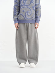 Men's Relaxed Curved-Leg Sweatpants