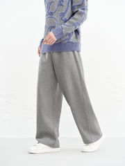 Men's Relaxed Curved-Leg Sweatpants
