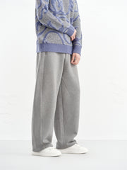 Men's Relaxed Curved-Leg Sweatpants