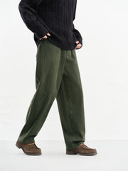 Men's Wide-Leg Colored Denim Pants
