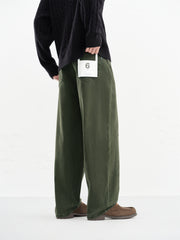 Men's Wide-Leg Colored Denim Pants