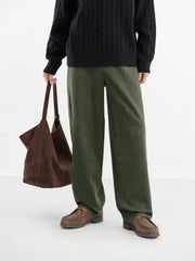 Men's Wide-Leg Colored Denim Pants