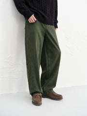Men's Wide-Leg Colored Denim Pants