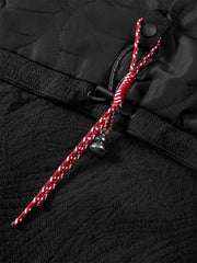 Men's Textured Jacquard Padded Jacket