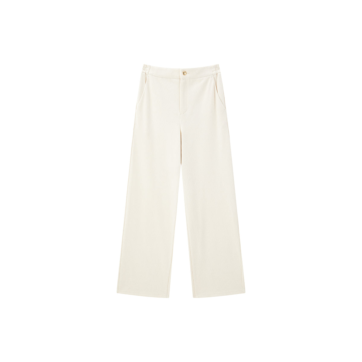 Women's Textured Straight Pants