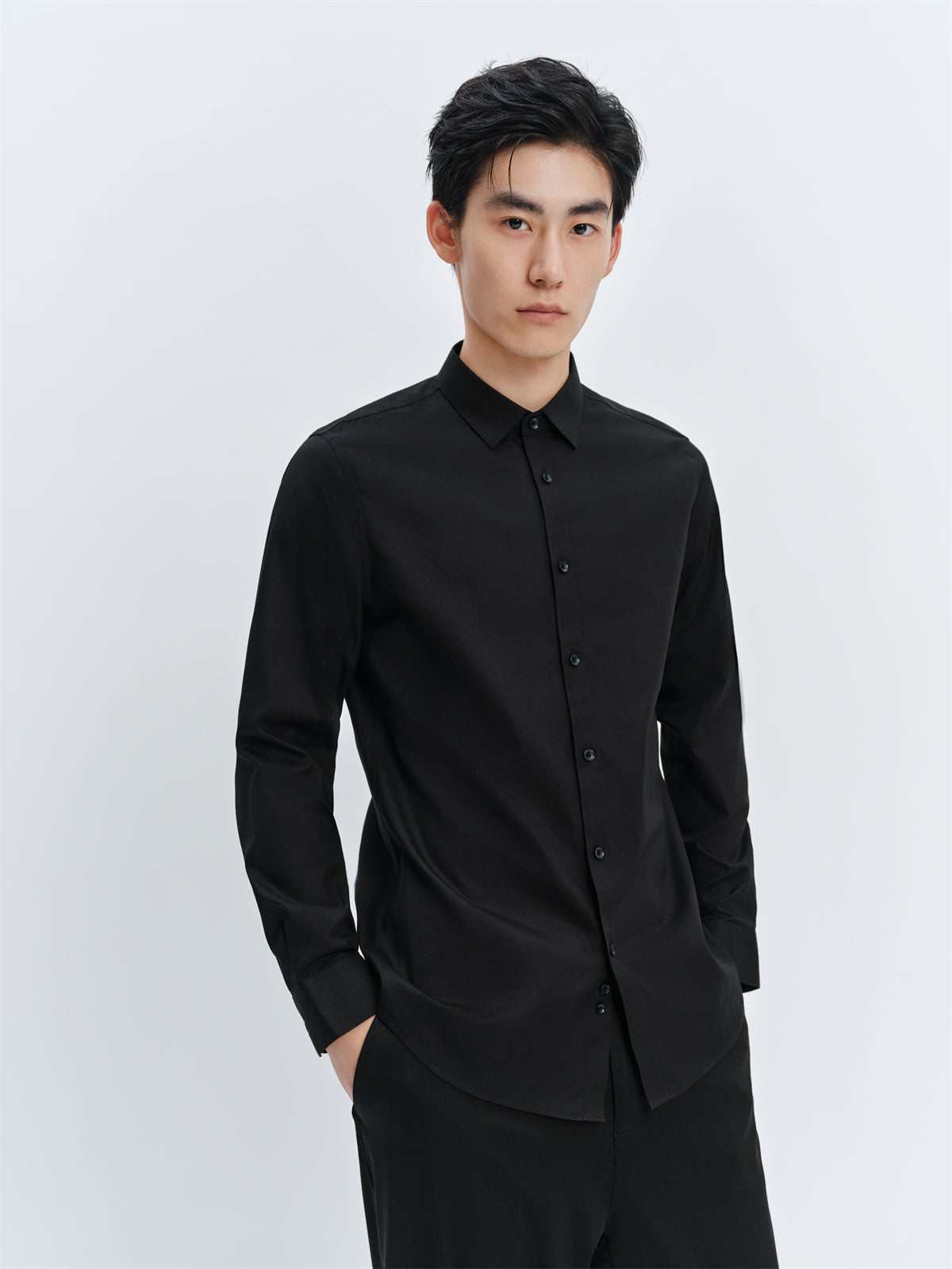 Men's Wrinkle-Free Long-Sleeve Shirt