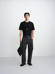 Men's Allover Tonal Jacquard T-Shirt