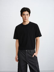 Men's Allover Tonal Jacquard T-Shirt