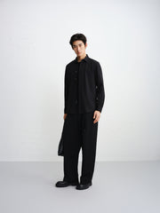 Men's Slim-Fit Embroidered Business Shirt