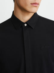 Men's Slim-Fit Embroidered Business Shirt