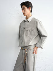 Men's Loose-Fit Denim Shirt