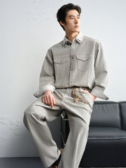 Men's Loose-Fit Denim Shirt