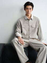 Men's Loose-Fit Denim Shirt