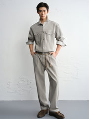 Men's Loose-Fit Denim Shirt