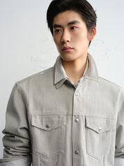 Men's Loose-Fit Denim Shirt