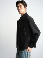 Men's Textured Jacquard Commuter Jacket