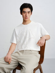 Men's Textured Graphic T-Shirt