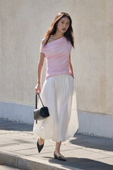 Women's A-Line Bubble Skirt