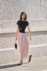 Women's Boat-Neck Layered-Look Dress