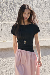 Women's Boat-Neck Layered-Look Dress