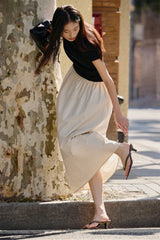 Women's Boat-Neck Layered-Look Dress