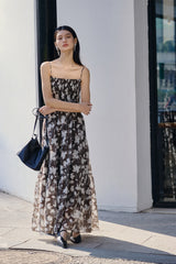 Women's Resort-Style Floral Slip Dress