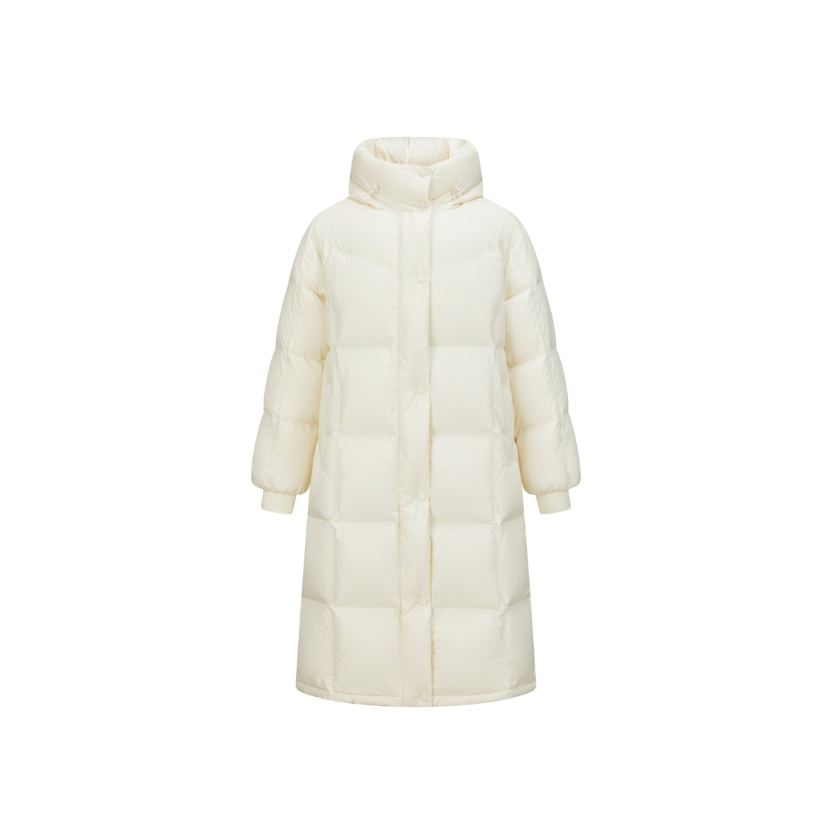 Women's Hooded Extra Long Warm Puffer Jacket