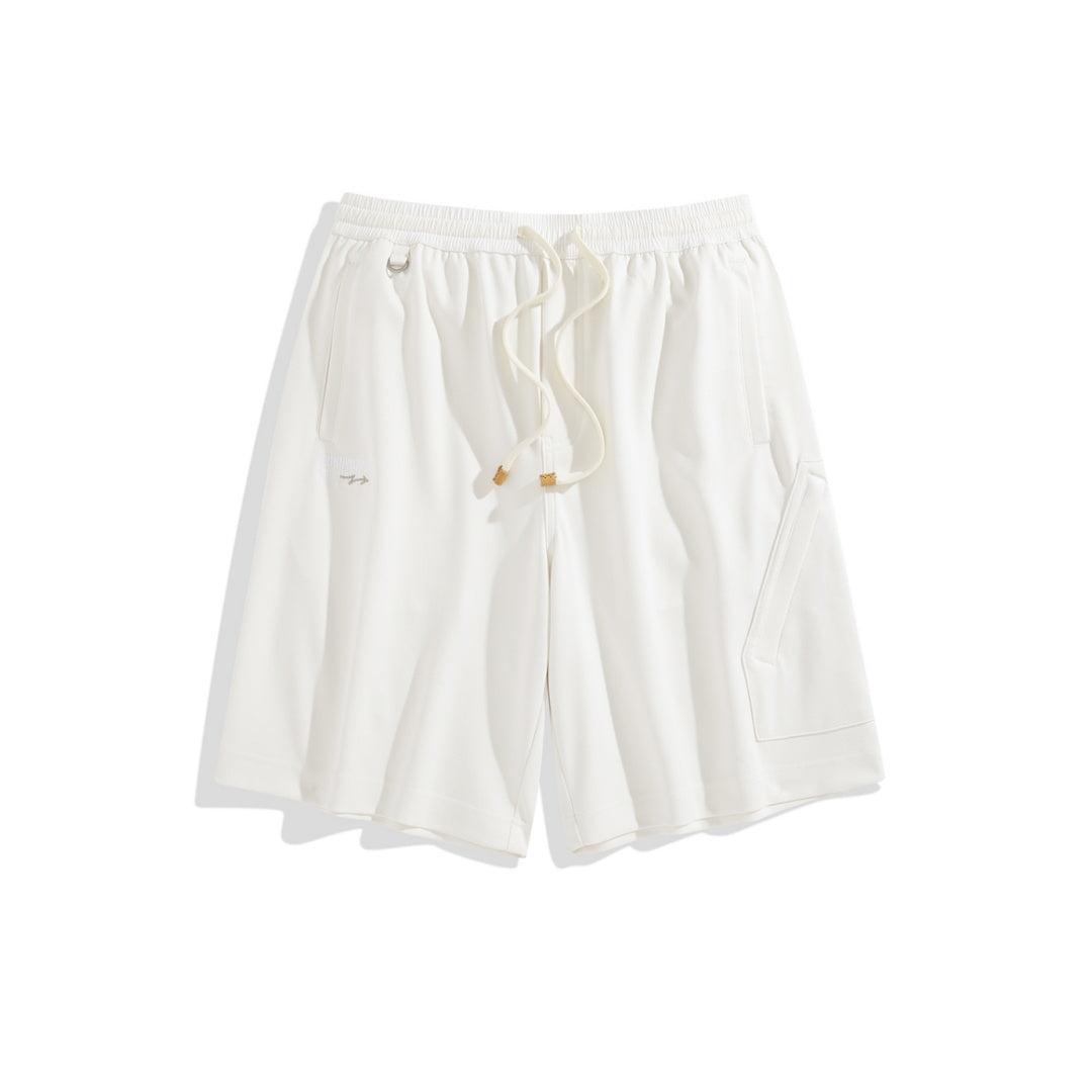 Men's Casual Embroidered Shorts