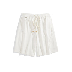 Men's Casual Embroidered Shorts