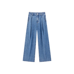 Women's High-Waisted Lightweight Tencel Wide-Leg Pants
