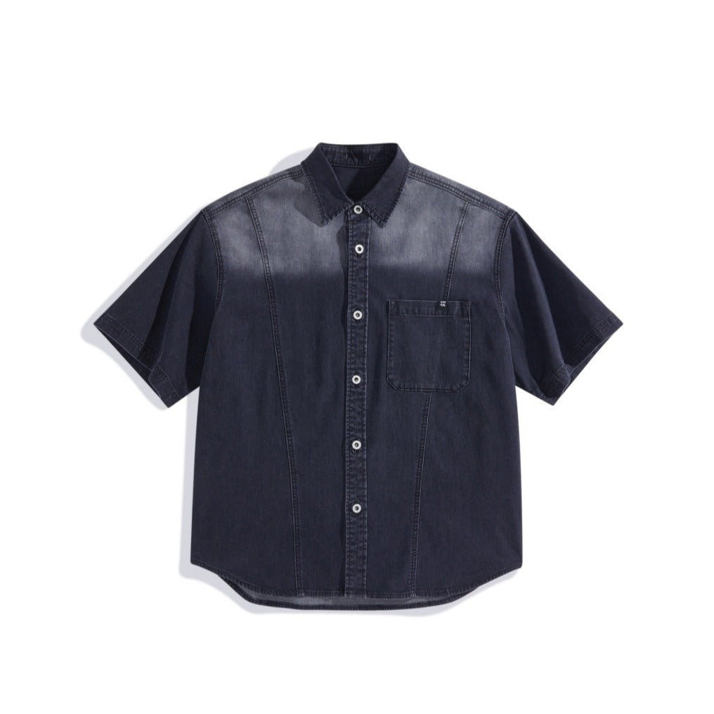 Men's Ombre Denim Shirt