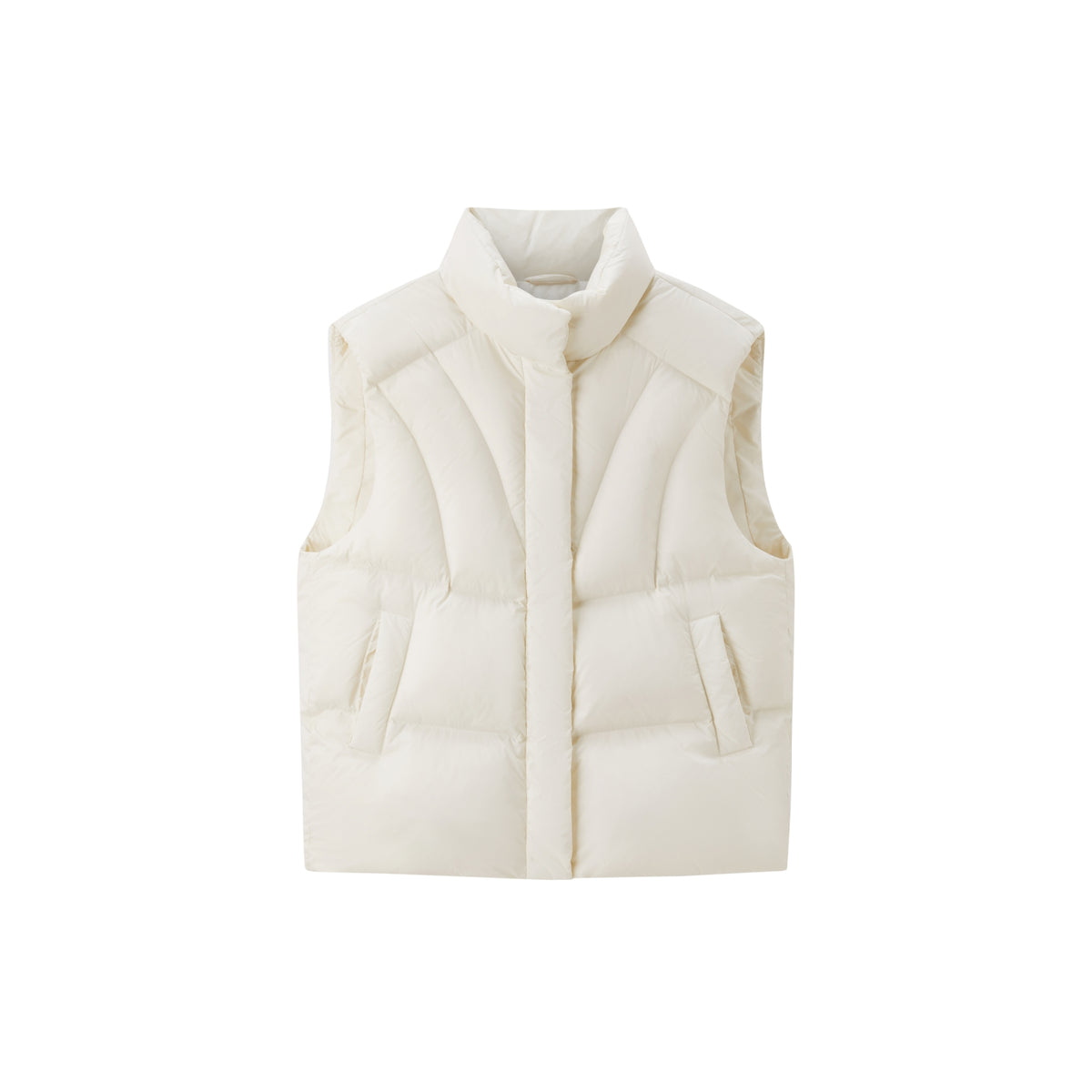 Women's Quilted Vest Style Puffer Jacket