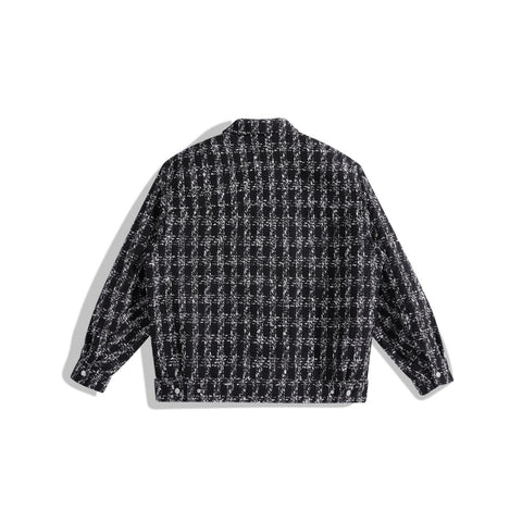 Peacebird Men *US Final Sale* Men's Plaid Tweed Jacket
