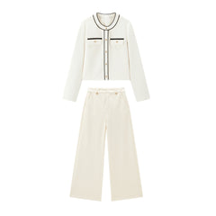 Women's Classic Tweed-Inspired Set