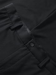Men's Tencel Seersucker Cropped Tapered Pants
