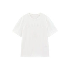 Women's Cotton Embroidered T-Shirt